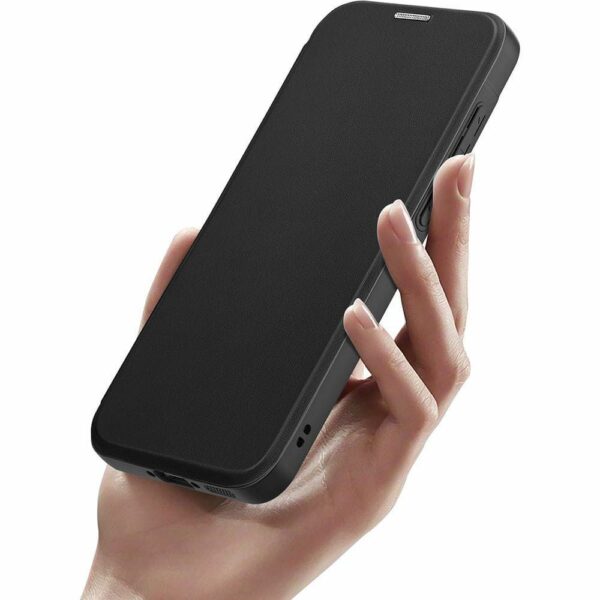 DUX DUCIS wallet case SKIN X PRO compatible with MagSafe for SAMSUNG A36/A56 5G black