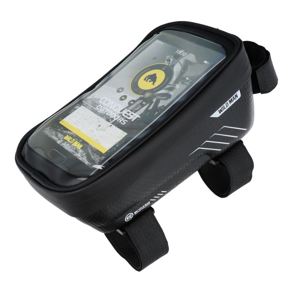 WILDMAN traveling bag for bike frame with zipper E2 1L ( 4 "- 7" ) black