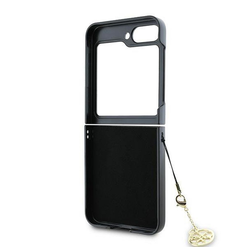 GUESS case for SAMSUNG Z Flip 6 GUHCZF6GF4GBR (HC PU 4G Charm) brown