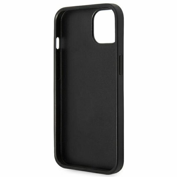 KARL LAGERFELD case for IPHONE 14 Plus KLHCP14MSAPKHK (Saffiano With Karl Head Patch) black