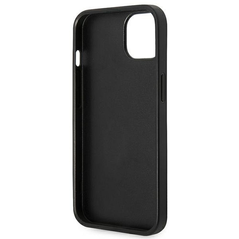 KARL LAGERFELD case for IPHONE 14 Plus KLHCP14MSAPKHK (Saffiano With Karl Head Patch) black