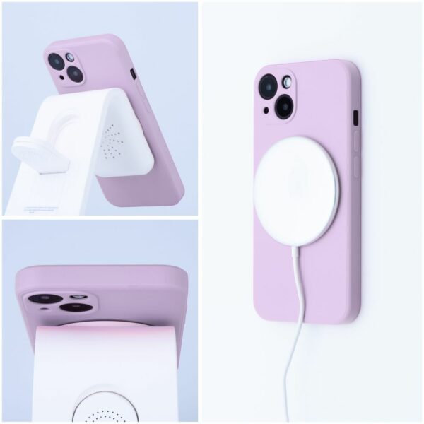 SILICONE MAG COVER case compatible with MagSafe for IPHONE 12 Pro Max pink