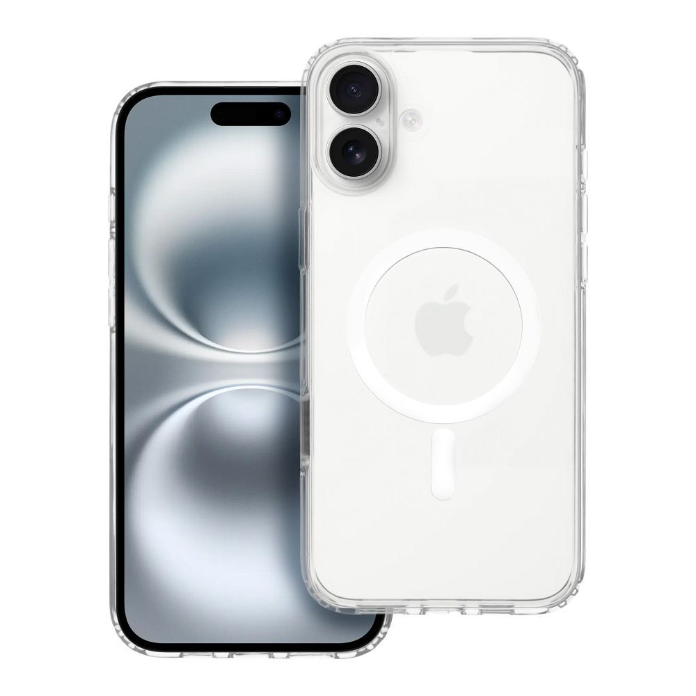 Clear Elite Mag Cover antiyellowing compatible with Camera Control button and MagSafe for IPHONE 16 PLUS transparent