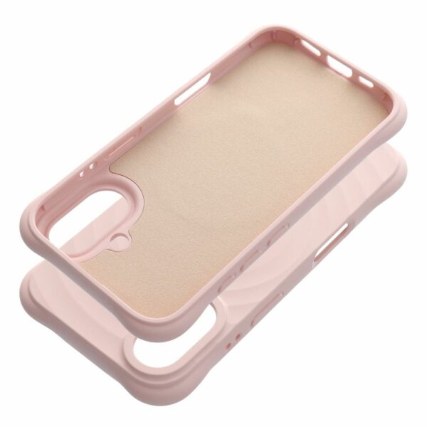 Silicone Zephyr Mag Cover compatible with MagSafe do IPHONE 16 pink