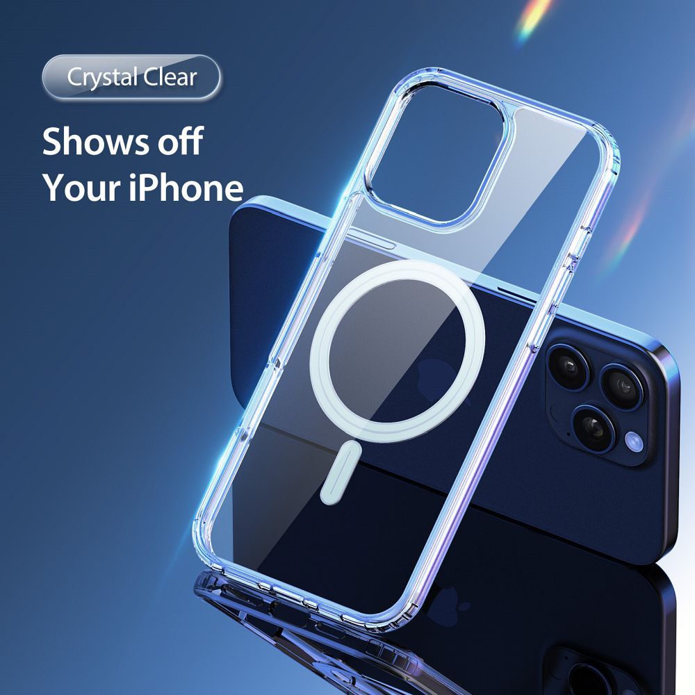 DUX DUCIS case CLIN MAG compatible with MagSafe for IPHONE 16 Pro transparent