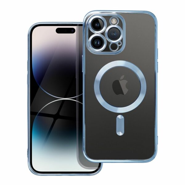 ELECTRO MAG COVER case compatible with MagSafe for IPHONE SE 2025 blue