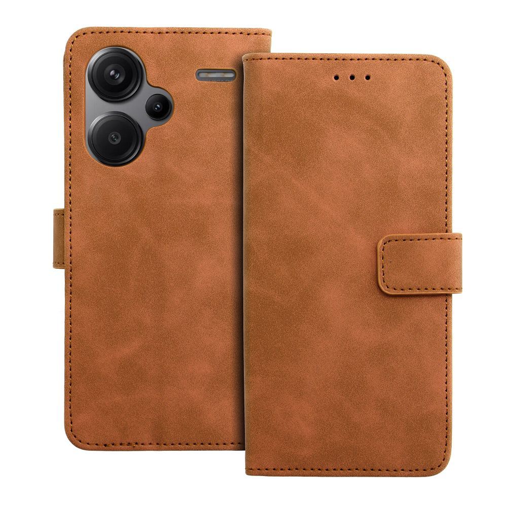 0ac1b881c2d172966b9f220a333b1006 TENDER Book Case for XIAOMI Redmi Note 13 Pro Plus 5G brown