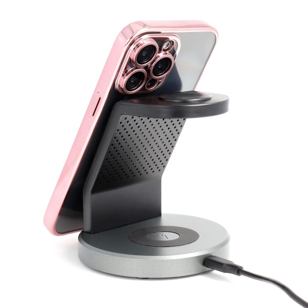 ELECTRO MAG COVER case compatible with MagSafe for IPHONE 16 rose
