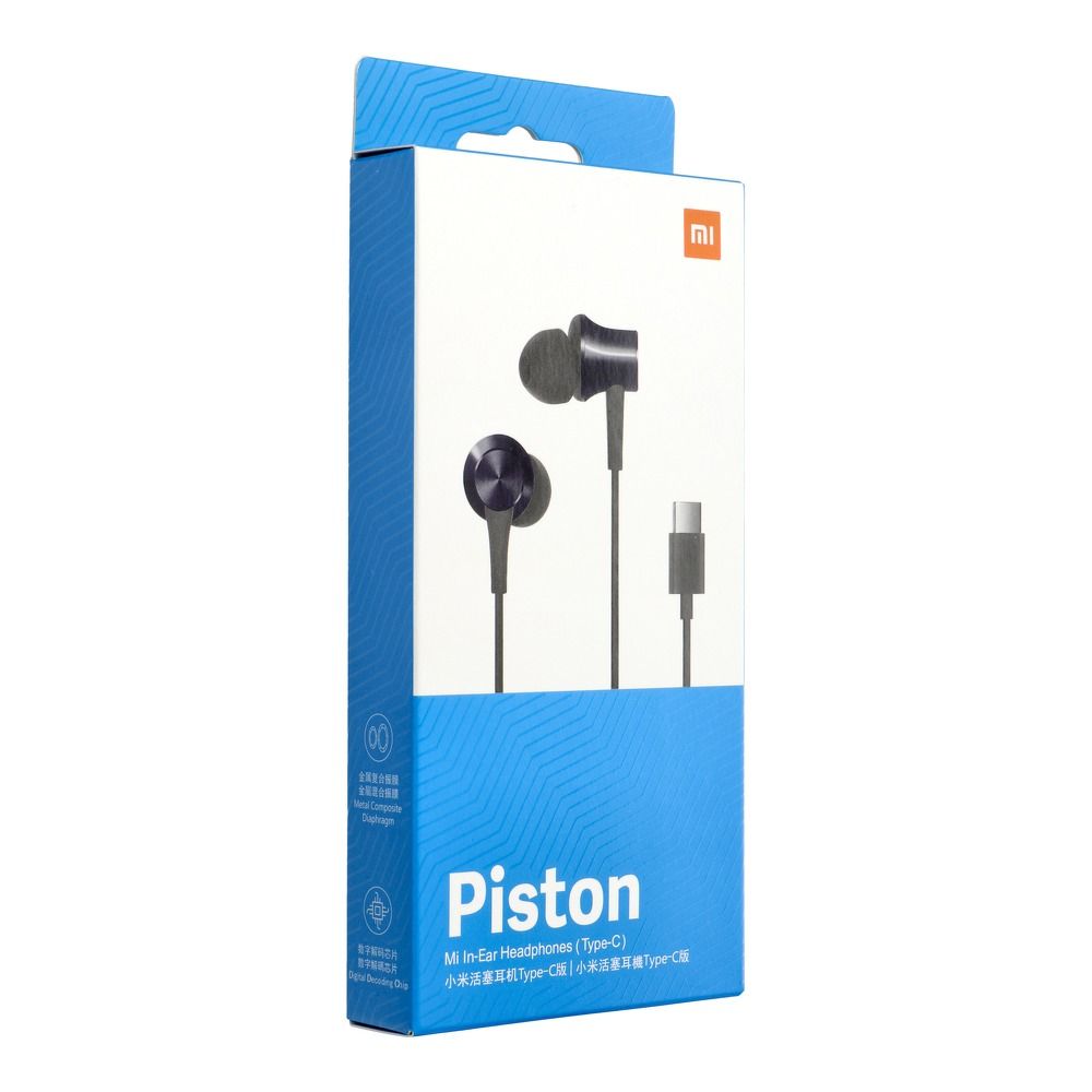 XIAOMI original wire earphone Typ C with microphone HSEJ04WM black blister
