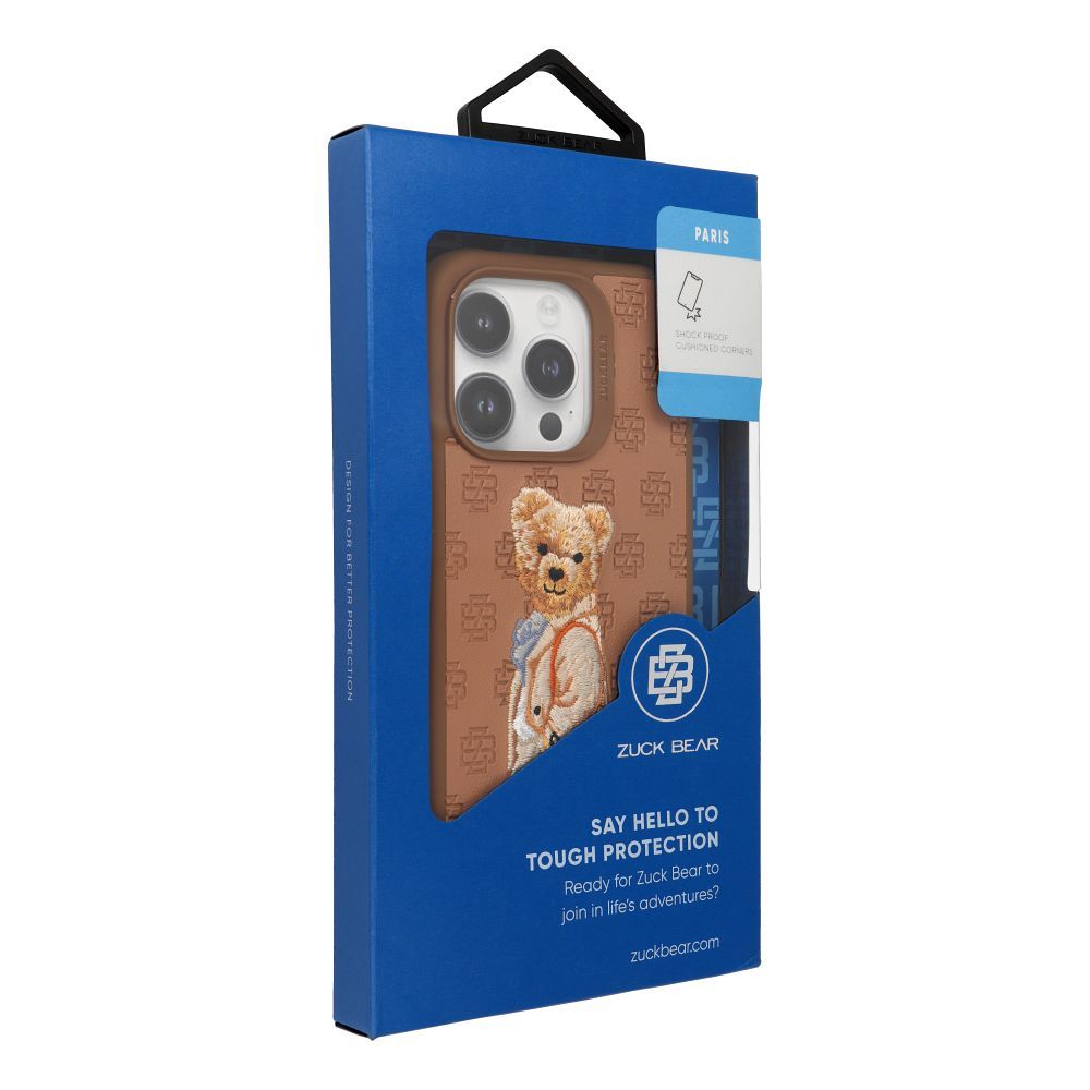 ZUCK BEAR case PARIS GENTLEMAN for IPHONE 16 Pro Max bag