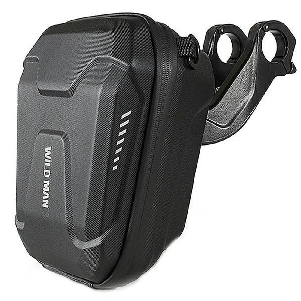 WILDMAN traveling bag for bike handlebars with zipper E8 3L black