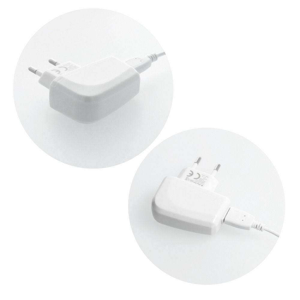 0bb582440b3f3bd241f6e1f1f9ebfdc6 BLUE STAR LITE travel charger 1A 5W USB A + cable USB A to Lightning TFK-TC-1095B white