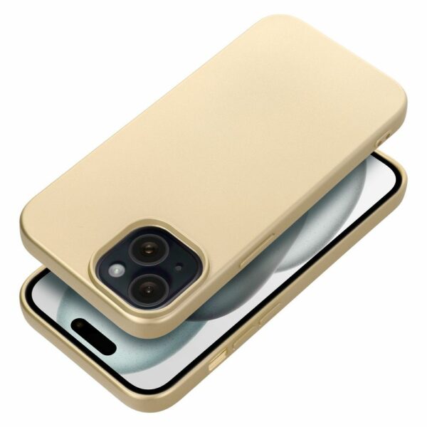 METALLIC Case for IPHONE 15 gold
