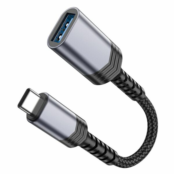 HOCO adapter OTG Type C (male) to USB A (female) 3.04A UA24 black