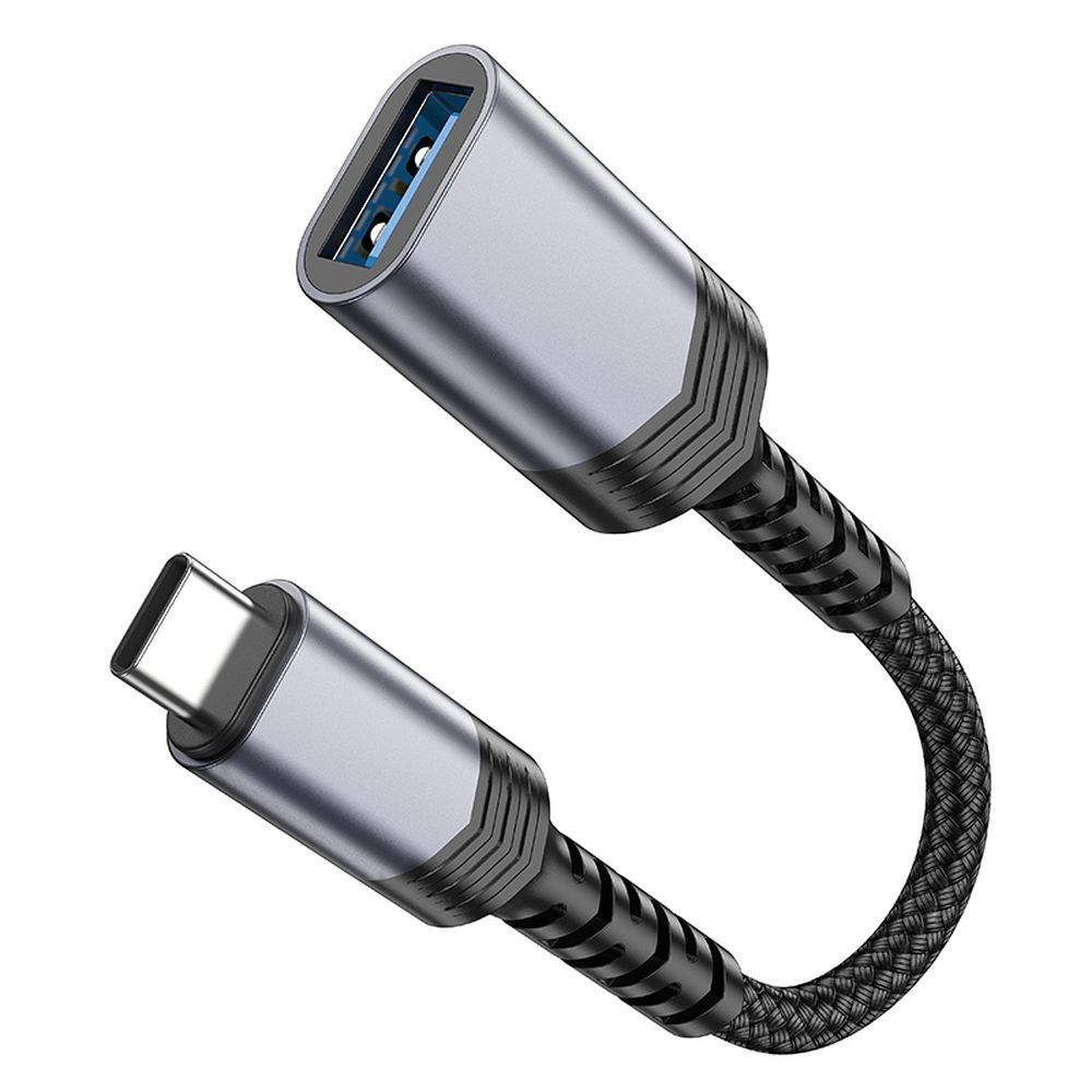 HOCO adapter OTG Type C (male) to USB A (female) 3.04A UA24 black