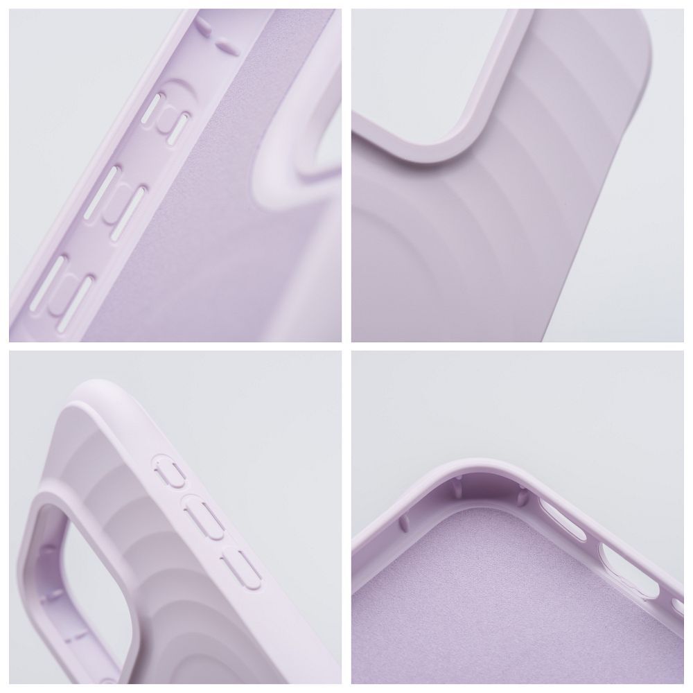 Silicone Zephyr Mag Cover compatible with MagSafe do IPHONE 14 lilac