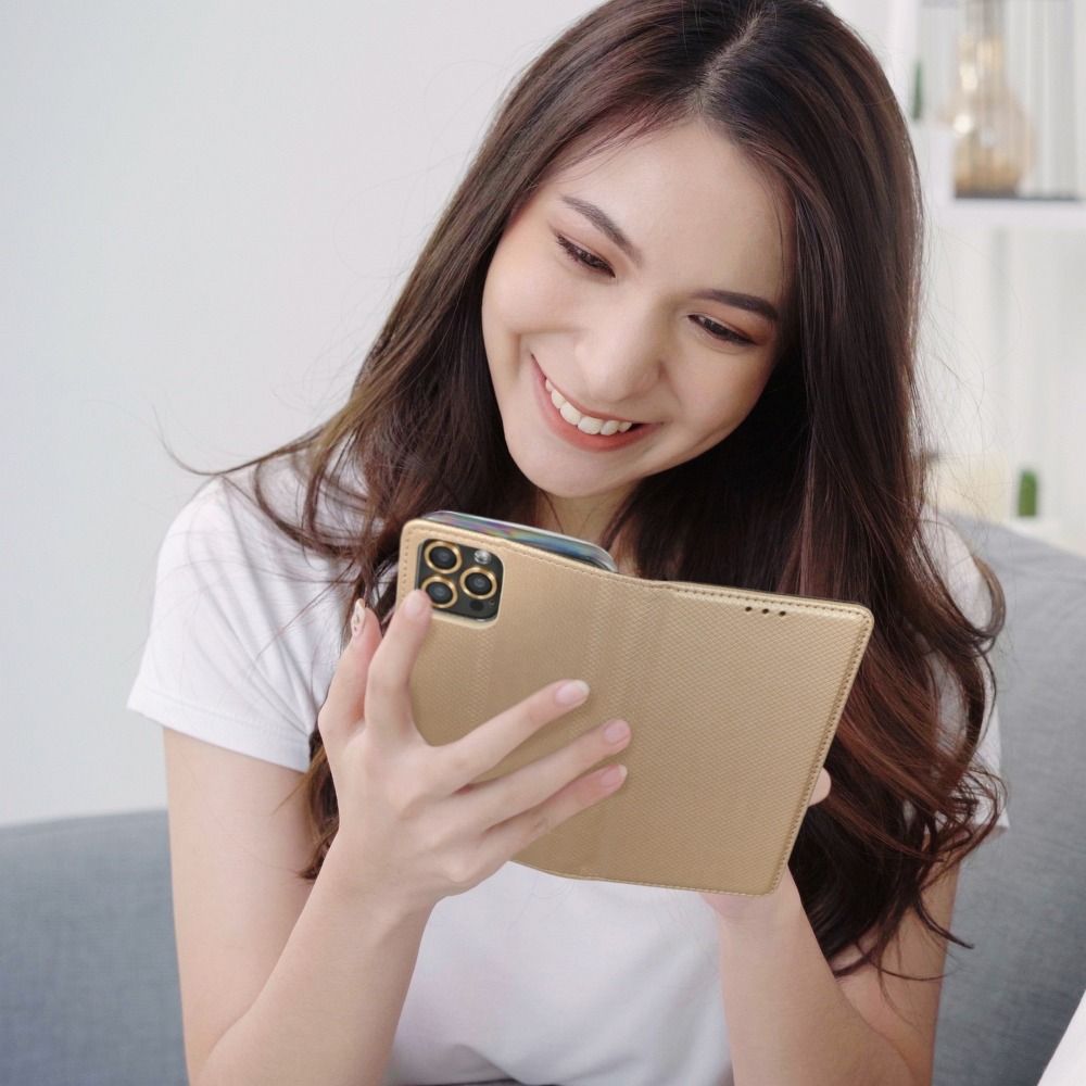 SMART CASE Book for HUAWEI P30 Lite gold