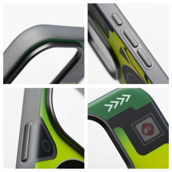 FORCELL F-PROTECT Levels with Dual Layer 4D technology, Military Drop-Test compatible with MagSafe for IPHONE 16 PLUS cyber green