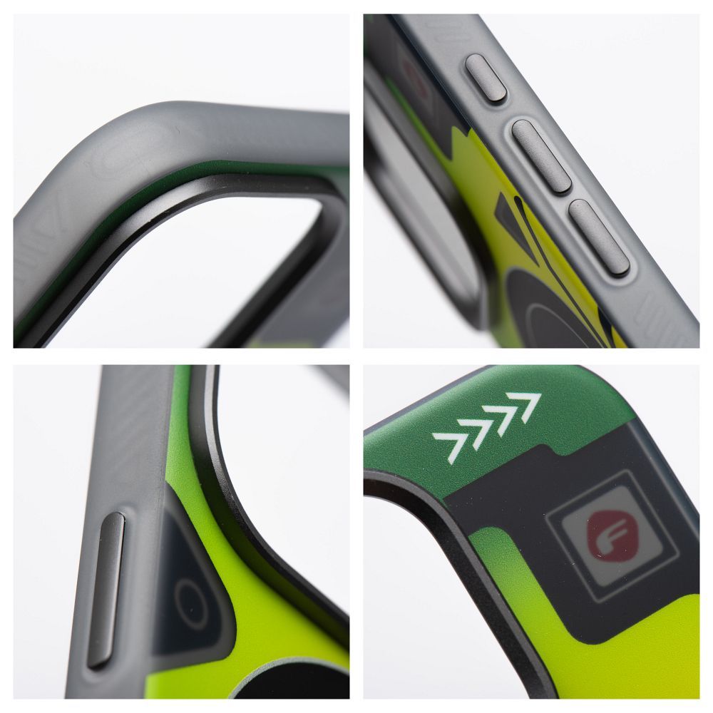 FORCELL F-PROTECT Levels with Dual Layer 4D technology, Military Drop-Test compatible with MagSafe for IPHONE 16 PLUS cyber green