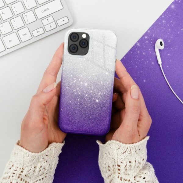 SHINING Case for SAMSUNG A52 5G / A52 LTE ( 4G ) / A52S transparent violet