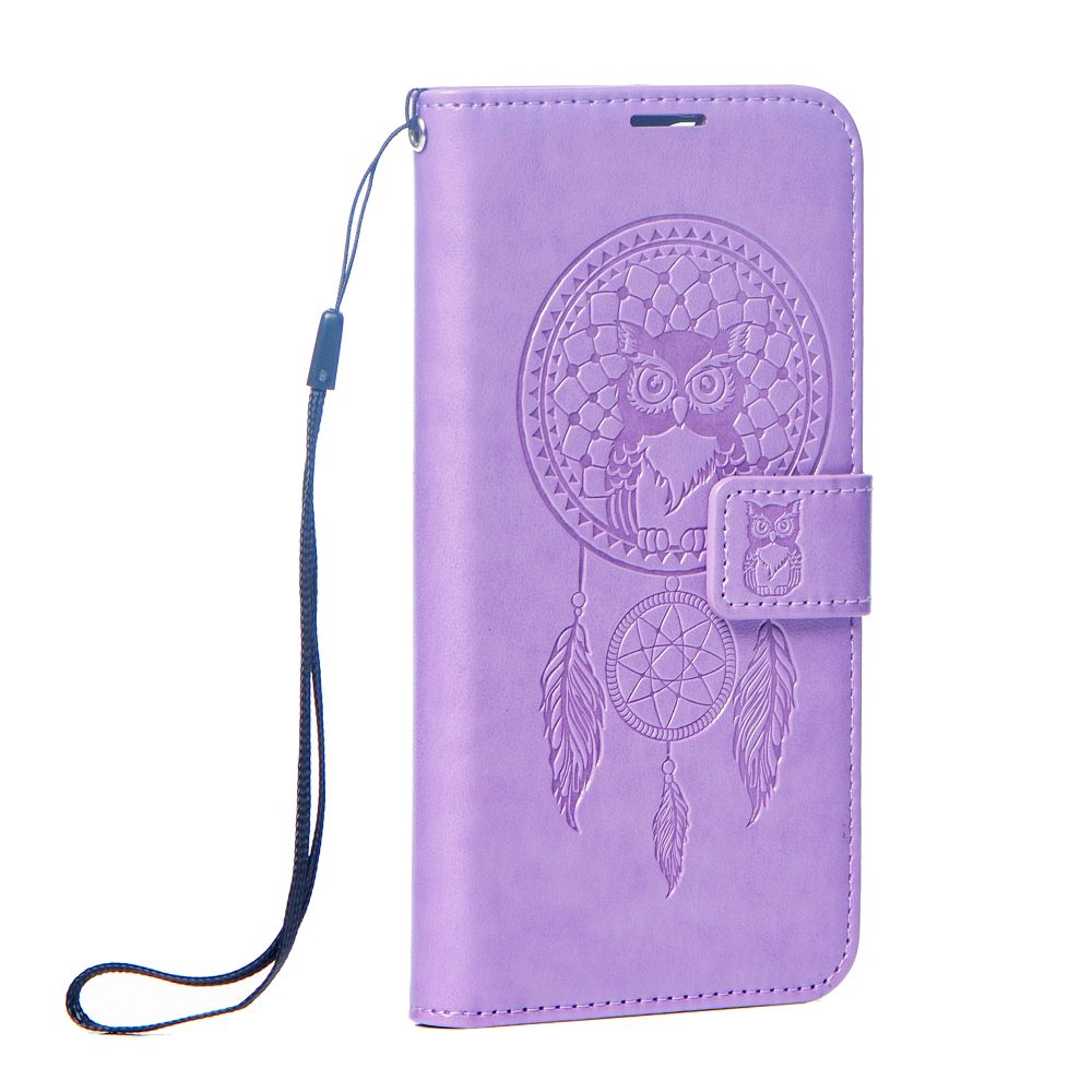 MEZZO Book case for XIAOMI Redmi Note 14 4G (GLOBAL - 164,84mm x 78,15mm x 8,16mm) dreamcatcher purple