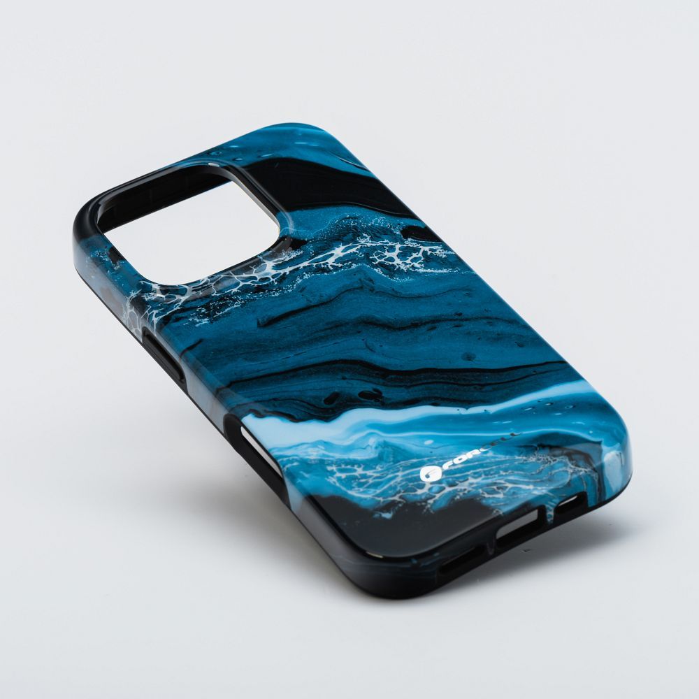 FORCELL F-PROTECT Mirage, Military Drop-Tested case compatible with MagSafe for IPHONE 15 deep sea