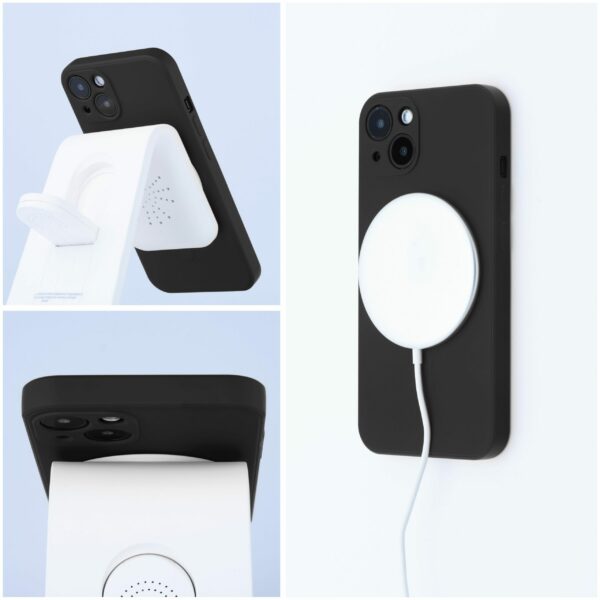 SILICONE MAG COVER case compatible with MagSafe for IPHONE 11 Pro black