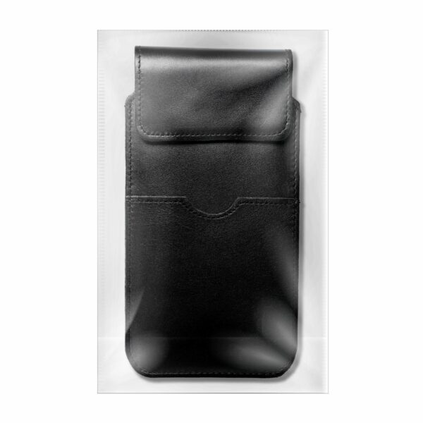 ROYAL - Leather universal flap pocket / black - Size XL - IPHONE 11 / 12 / 13 / SAMSUNG S7 EDGE