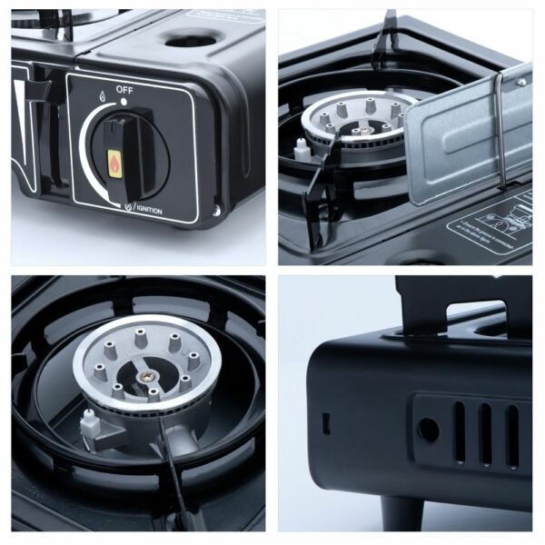 Portable gas stove model BDZ.180-A black