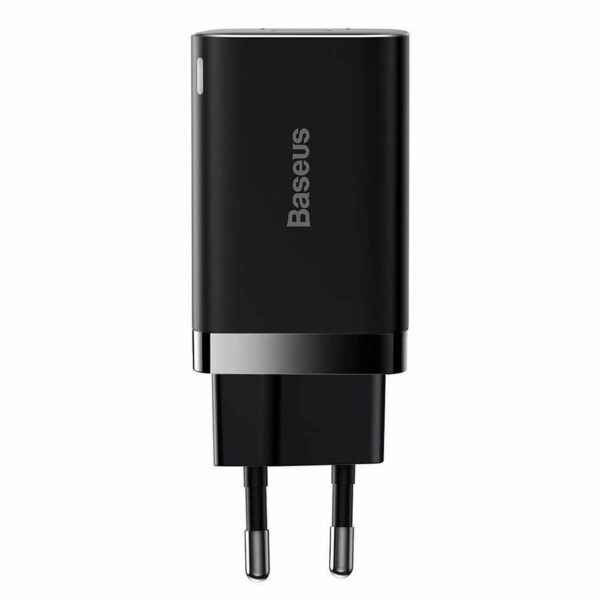 BASEUS charger USB A + Type C PD QC3.0 30W CCSUPP-E02/CCCJG30UE black