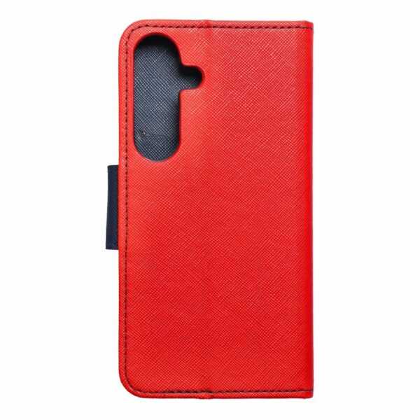 FANCY Book case for SAMSUNG S24 red / navy