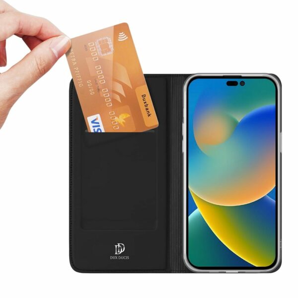 DUX DUCIS wallet case SKIN PRO for IPHONE 14 Pro Max black