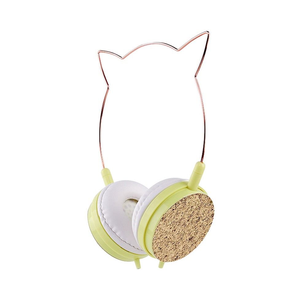 10414e151b2fdec4f6770aa9b4cf6c60 Wire headphones Jack 3,5 mm with microphone CAT EAR YLFS-22 gold