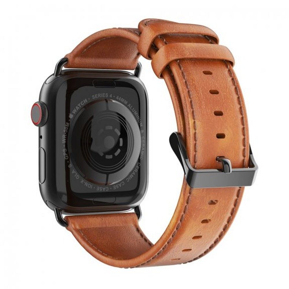 DUX DUCIS strap YA genuine leather for Apple Watch 42 / 44 / 45 / 49 mm brown