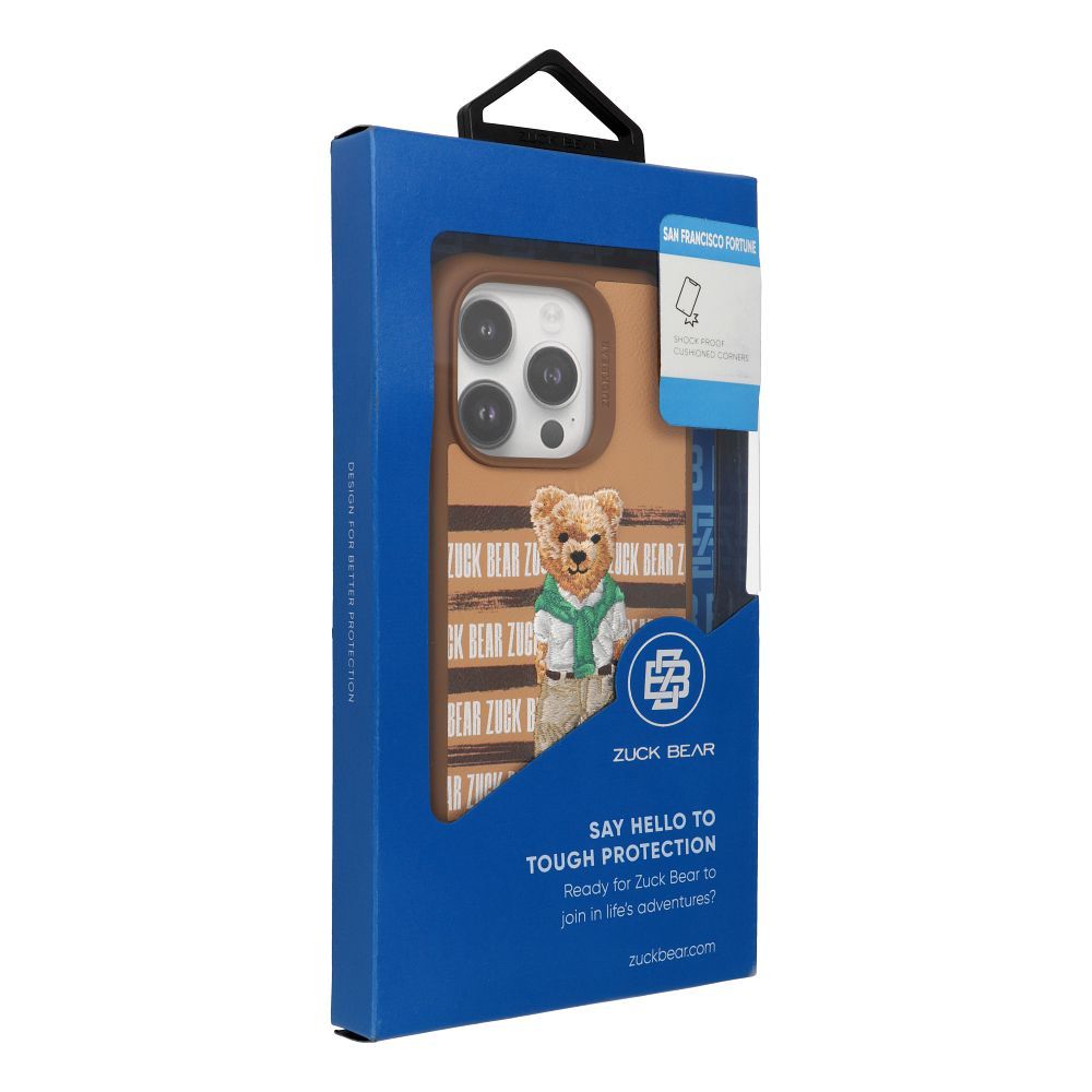 ZUCK BEAR case SAN FRANCISCO FORTUNE for IPHONE 16 golden state bear