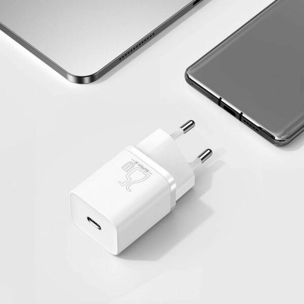 BASEUS charger Type C PD QC3.0 3A 25W CCSP020102/CCCJG25CE white