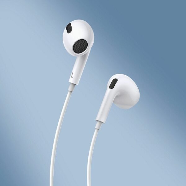 BASEUS wire earphones Type C with microphone ENCOK C17 NGCR010002 white