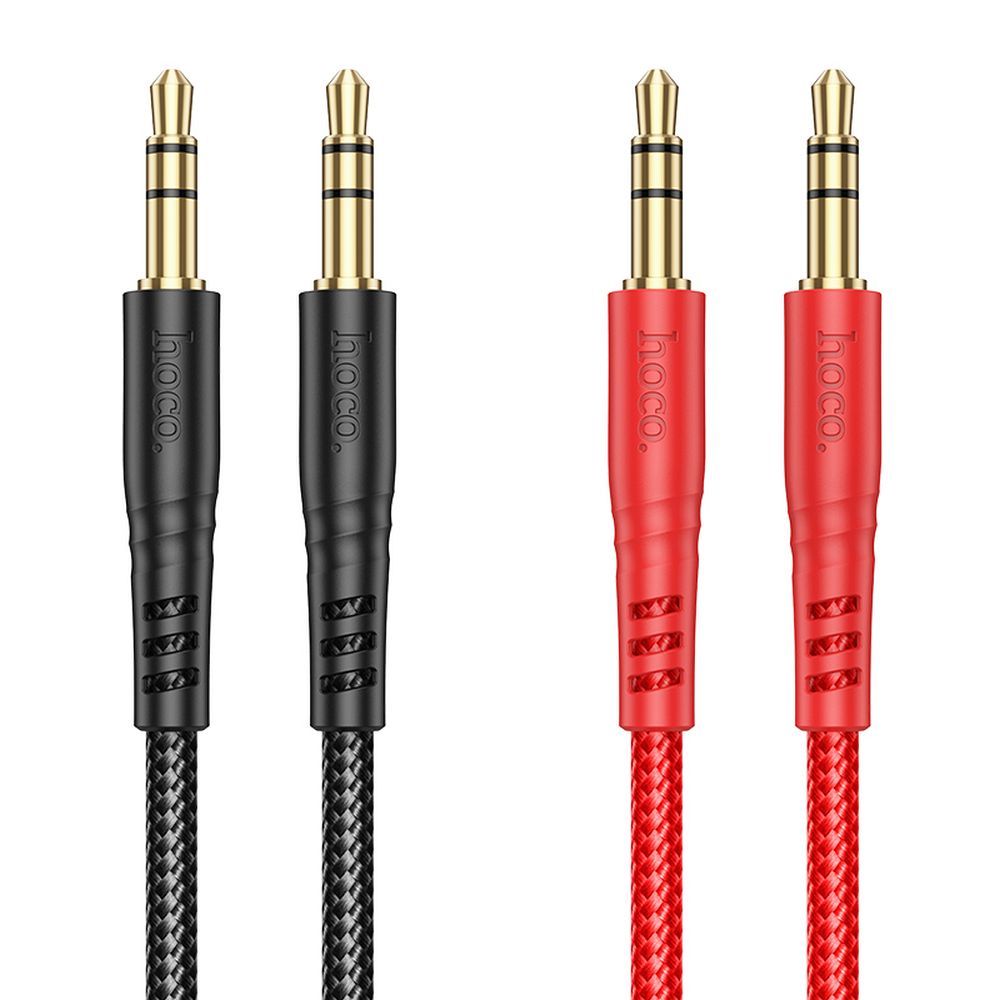 HOCO kabel AUX Jack 3,5 mm (male) to Jack 3,5 mm (male) UPA24 1 m black