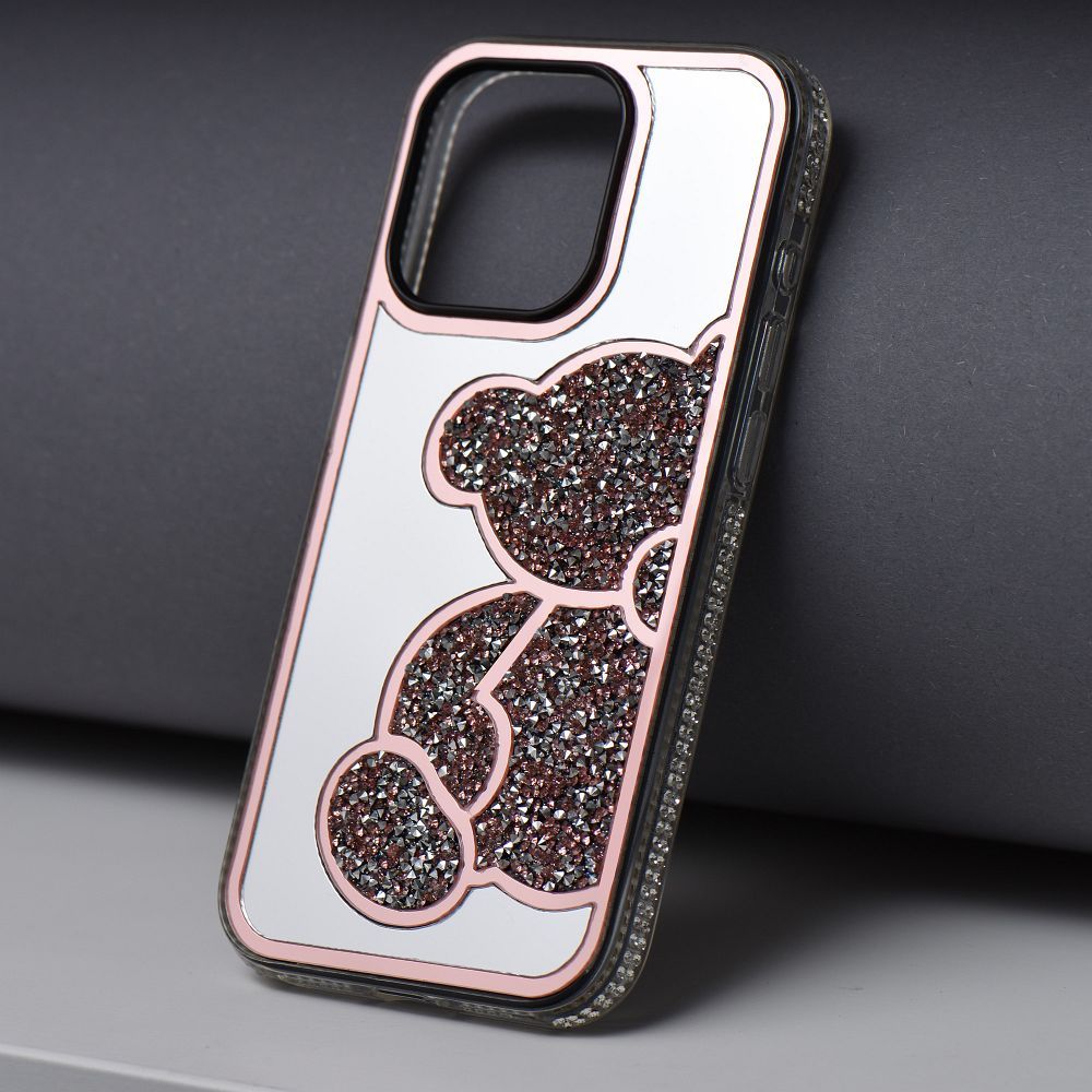 TEDDY BEAR Case for IPHONE 16 Pro pink