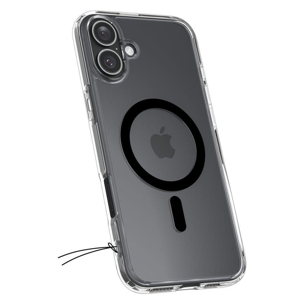 SPIGEN case ULTRA HYBRID MAG compatible with MagSafe for IPHONE 16 Plus black