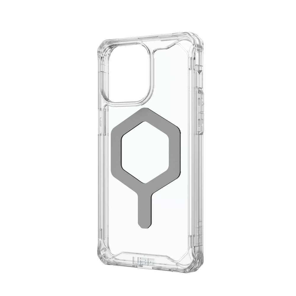 UAG Urban Armor Gear case PLYO compatible with Magsafe for IPHONE 15 Pro Max ice silver