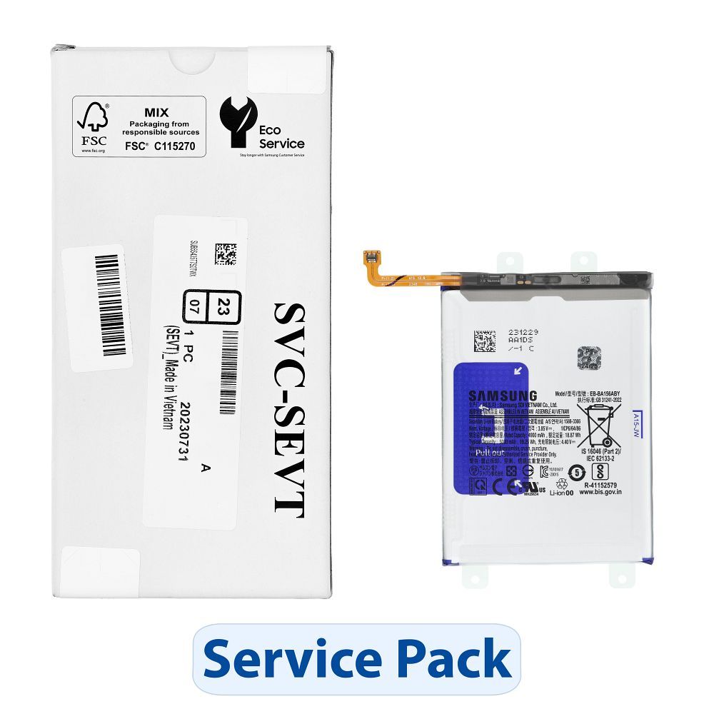 ServicePack Battery EB-BA156ABY for SAMSUNG A15 A155F / A156B GH82-33639A