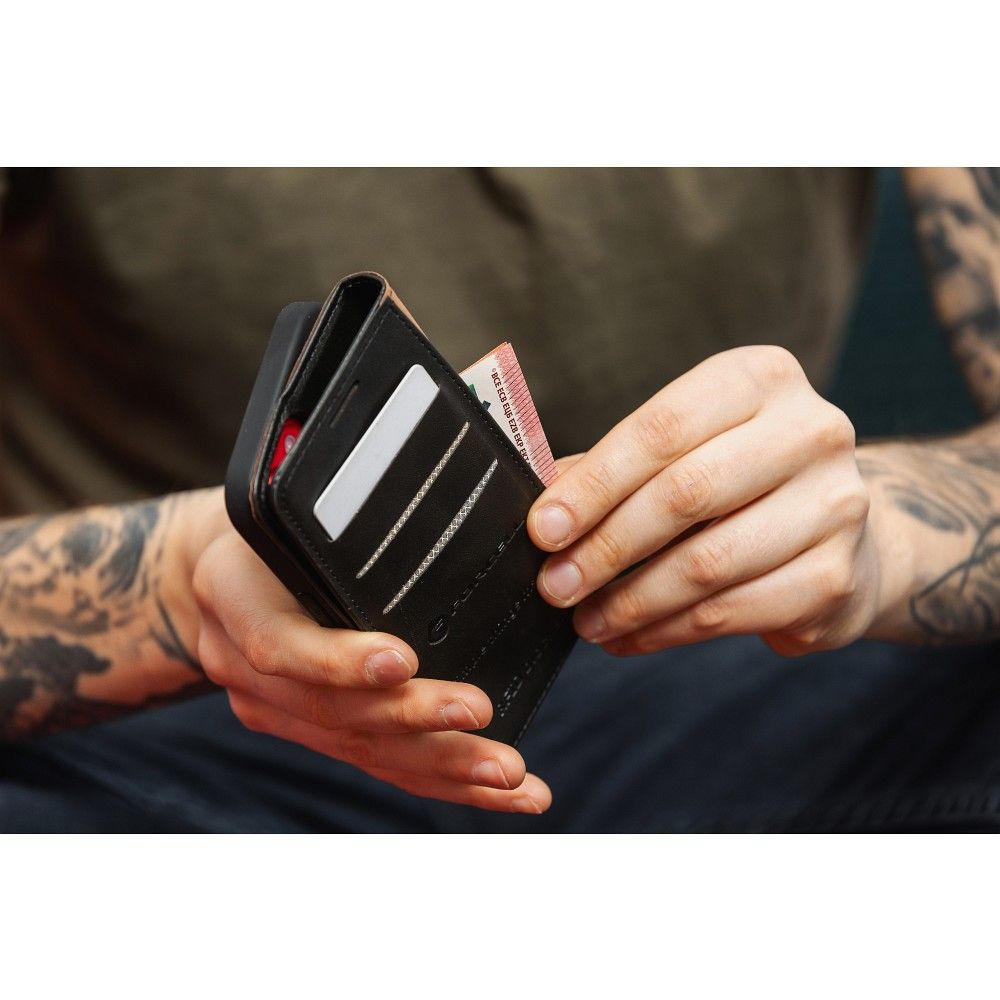 FORCELL F-PROTECT RFID Blocker book case for XIAOMI Redmi 12c black