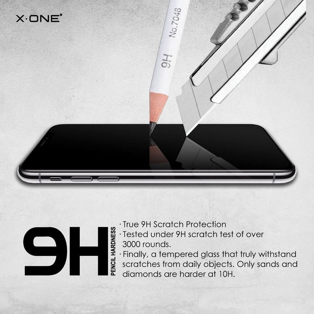 12ab5e93267baacf2aba5f463b044379 X-ONE Full Cover Extra Strong Matte - for iPhone 12/12 Pro tempered glass 9H