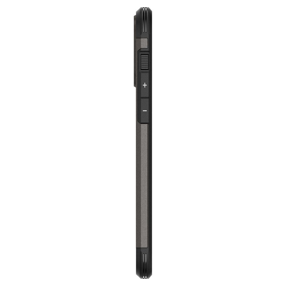 SPIGEN case TOUGH ARMOR MAG compatible with MagSafe for IPHONE 15 Pro gunmetal