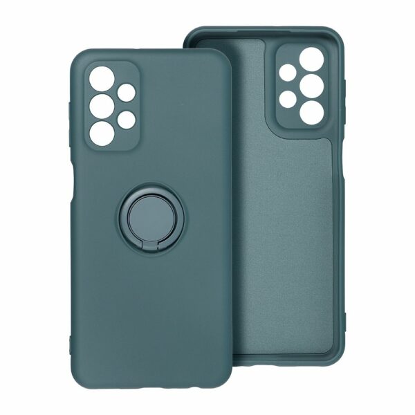 SILICONE RING case for SAMSUNG A16 5G / A16 4G green