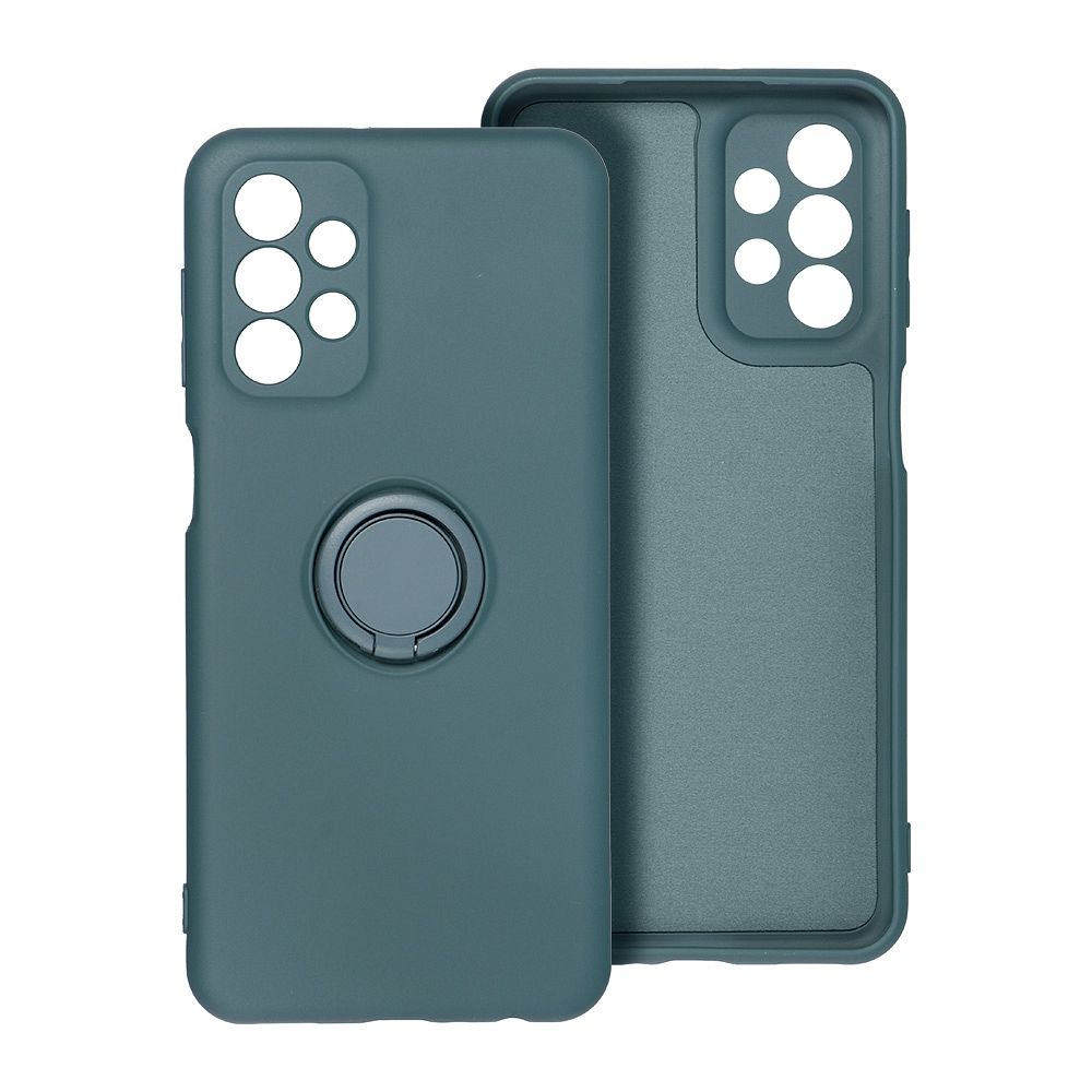 SILICONE RING case for SAMSUNG A16 5G / A16 4G green