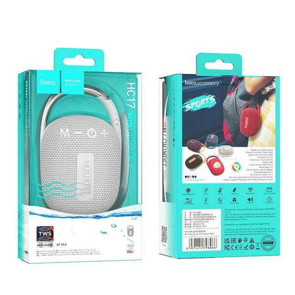 HOCO wireless speaker bluetooth HC17 grey