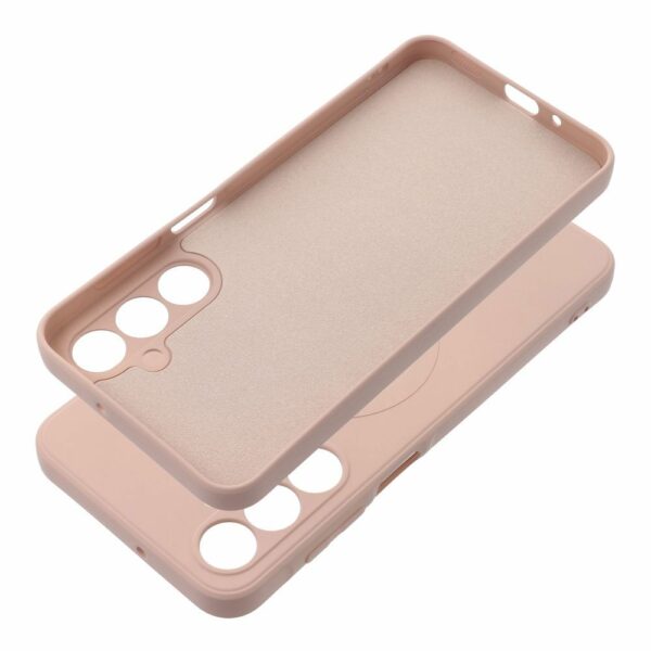 SILICONE MAG COVER case compatible with MagSafe for SAMSUNG A16 pink