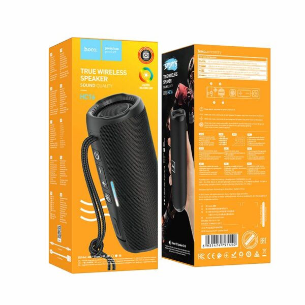 HOCO wireless speaker bluetooth HC16 black